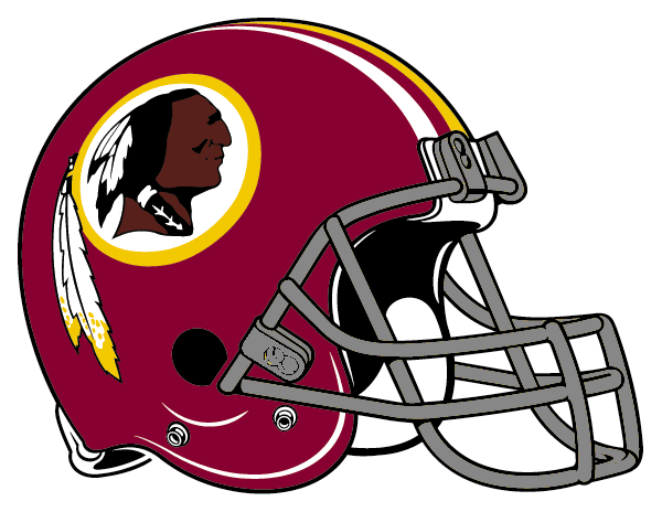 Washington Redskins 1972-1977 Helmet fabric transfer